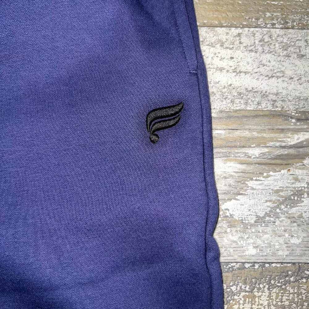 NWT Fabletics Women's Cozy Fleece Wide Leg Sweatpant Navy Size L - Picture 4 of 8